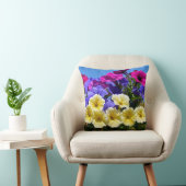 開花ペチュニアsurfiniaはがきTシャツ クッション (椅子)