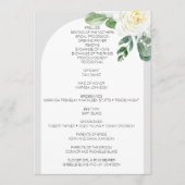 開花ホワイト結婚フローラ プログラム (正面)