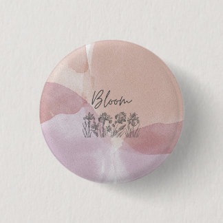 開花ボタン 缶バッジ
