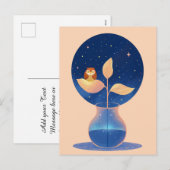 開花ミスティックナイトフクロウガーデン シーズンポストカード (正面/裏面)