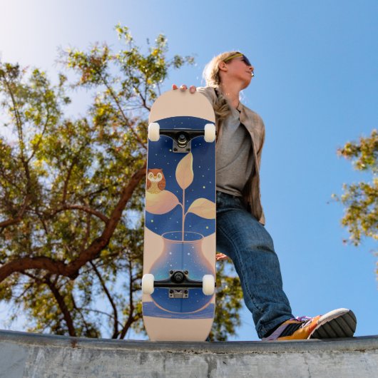 開花ミスティックナイトフクロウガーデン スケートボード (室外1)