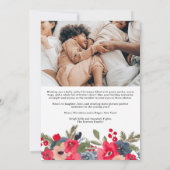 開花メリークリスマスフローラ家族5枚 シーズンカード (裏面)