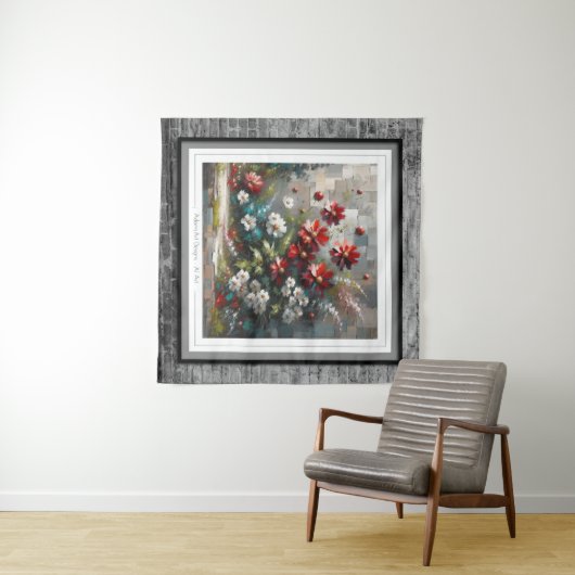 開花モザイク タペストリー (インサイチュ(横))