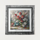 開花モザイク タペストリー (正面)