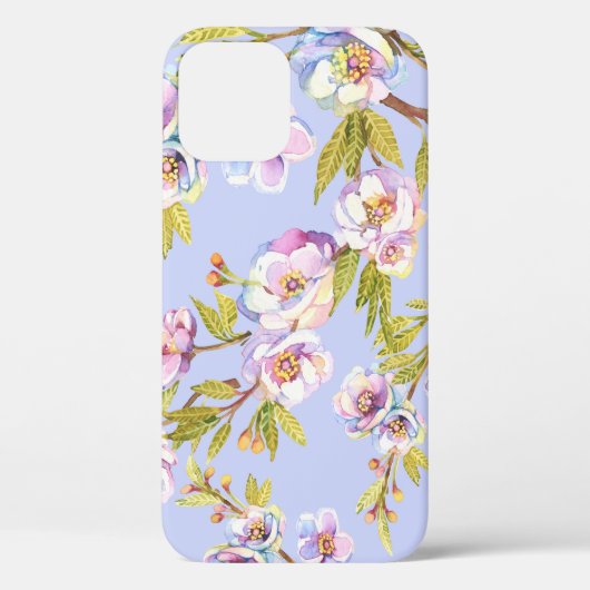 開花リンゴさくらんぼ水の色のパターン Case-Mate iPhoneケース (裏面)