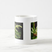 開花ルバーブ茎自然写真 コーヒーマグカップ (中央)