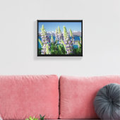 開花ルピネニュージーランド景観 キャンバスプリント (インサイチュ (リビング))