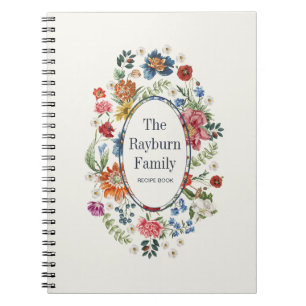 開花レシピ書 ノートブック