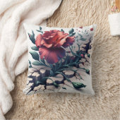 開花レジリエンス:デジタルフローラ クッション (ブランケット)