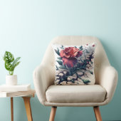 開花レジリエンス:デジタルフローラ クッション (椅子)