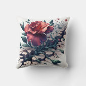 開花レジリエンス:デジタルフローラ クッション (裏面)