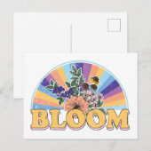 開花レトロフローラ ポストカード (正面/裏面)