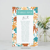 開花レトロ抽象芸術カラフルワイルドフラワーテーブルNo