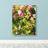 開花ロザリウム キャンバスプリント (インサイチュ (ウッドフロア))