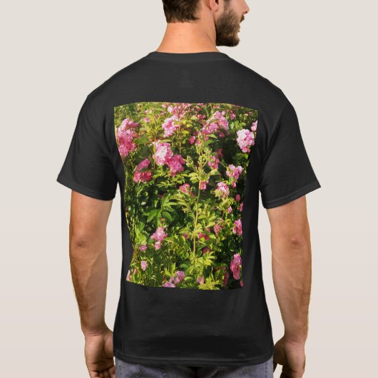 開花ロザリウムTシャツ Tシャツ (裏面)