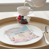 開花ロマンス – ブライダルシャワー紙ナプキン スタンダードカクテルナプキン