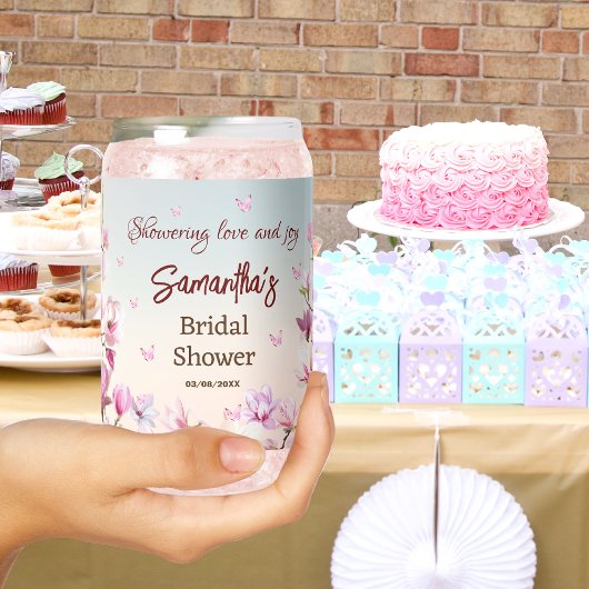 開花ロマンス – ブライダルシャワー ガラス缶