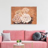 開花低木 キャンバスプリント (インサイチュ (リビング))