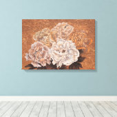 開花低木 キャンバスプリント (インサイチュ (ウッドフロア))