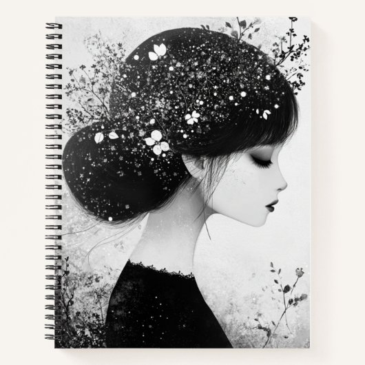 開花内: Self Discoveryのジャーナル ノートブック (正面)