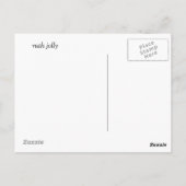 開花前 ポストカード (裏面)