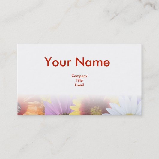 開花名刺 名刺 (正面)