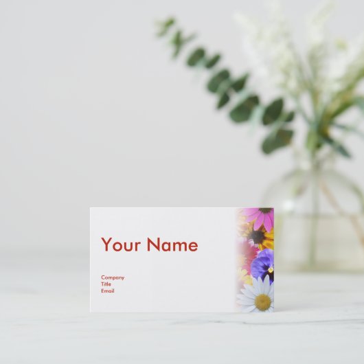 開花名刺 名刺 (スタンド正面)