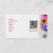 開花名刺 名刺 (裏面)