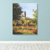 開花園アットザインテアドレスバイクロード・モネ キャンバスプリント (インサイチュ (ウッドフロア))