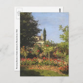 開花園アットザインテアドレスバイクロード・モネ ポストカード (正面/裏面)
