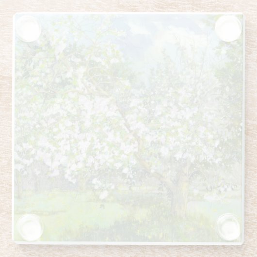 開花園 ガラスコースター (裏面)