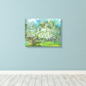開花園 キャンバスプリント (インサイチュ (ウッドフロア))