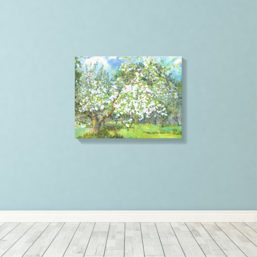開花園 キャンバスプリント (インサイチュ (ウッドフロア))