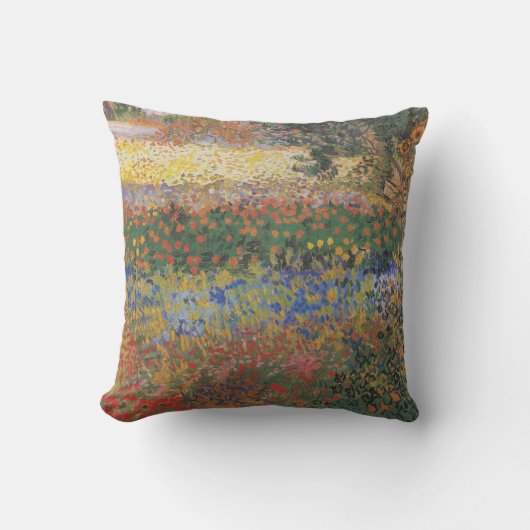 開花園 – ビンセント・ヴァン・ゴッホ クッション (正面)