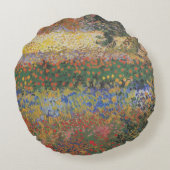開花園 – ビンセント・ヴァン・ゴッホ ラウンドクッション (裏面)