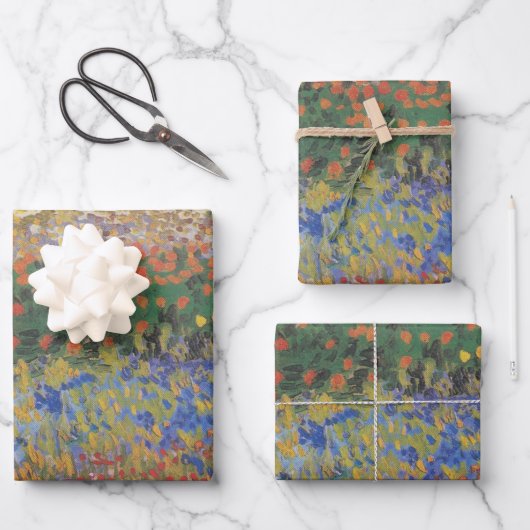 開花園 – ビンセント・ヴァン・ゴッホ ラッピングペーパーシート (正面)