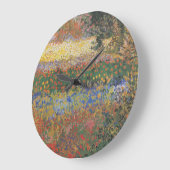 開花園 – ビンセント・ヴァン・ゴッホ ラージ壁時計 (傾斜)