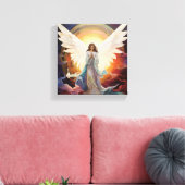 開花希望の少女 キャンバスプリント (インサイチュ (リビング))