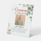 開花救グリーA座席結婚写真 台座サイン (正面)