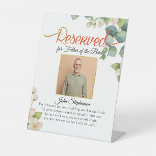 開花救グリーA座席結婚写真 台座サイン