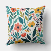 開花明るく クッション (裏面)