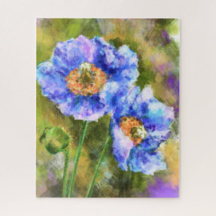 開花春の花抽象芸術絵画・アート ジグソーパズル