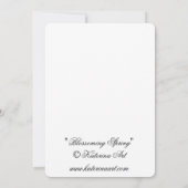 開花春妖精ガールノテカード サンキューカード (裏面)