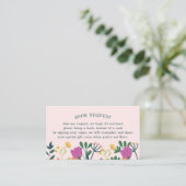 開花書請求又はベビー名刺帳のベビー 名刺 (スタンド正面)