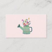 開花書請求又はベビー名刺帳のベビー 名刺 (裏面)