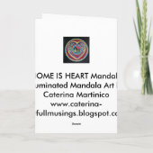 開花曼荼羅 シーズンカード (裏面)