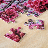 開花木の枝とさくらんぼ ジグソーパズル (側面)