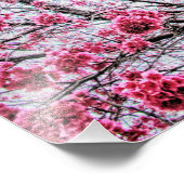 開花木の枝とさくらんぼ フォトプリント            (角)