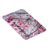 開花木の枝とさくらんぼ マグネット (右側)