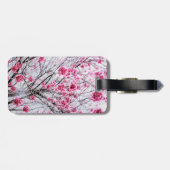 開花木の枝とさくらんぼ ラゲッジタグ (裏面横)